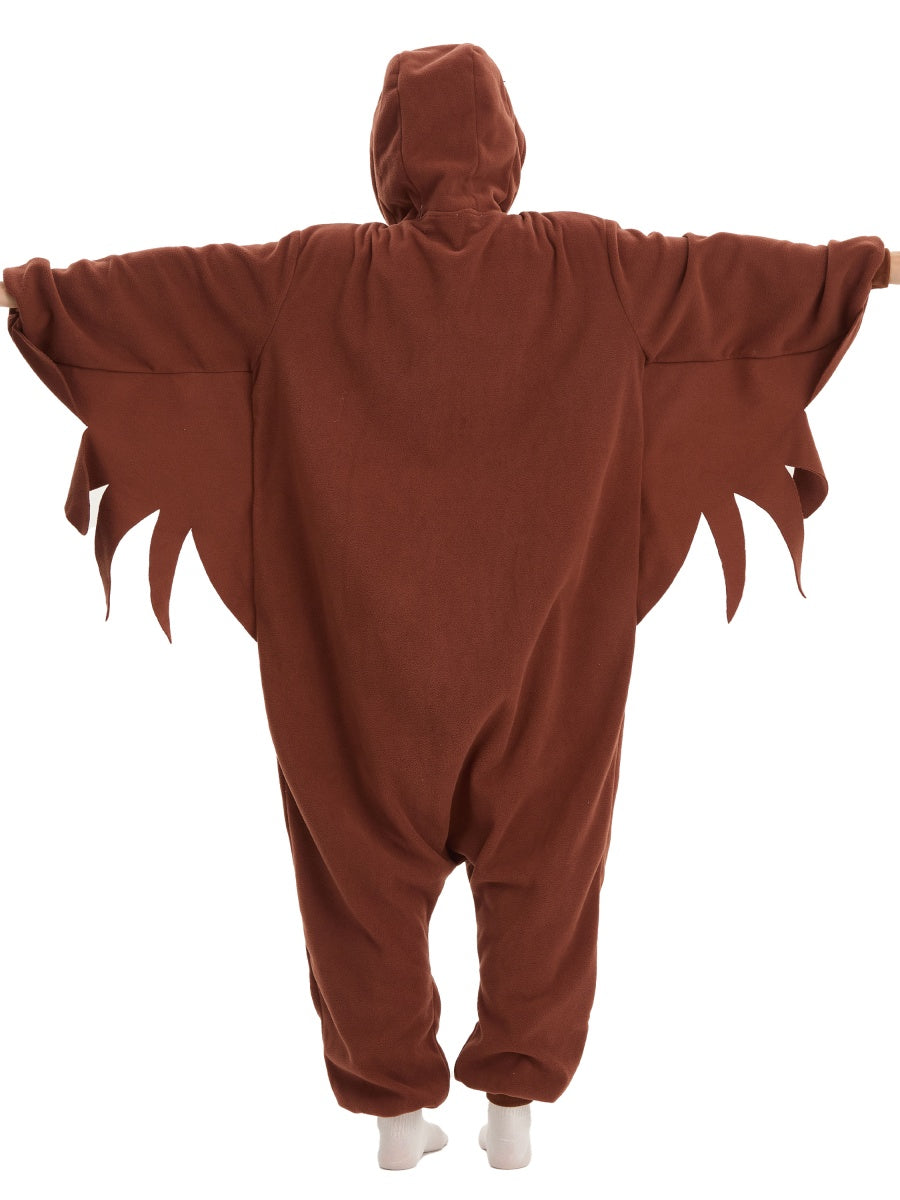 Eule Onesie Tier Pyjama für Erwachsene Kostüm Karneval