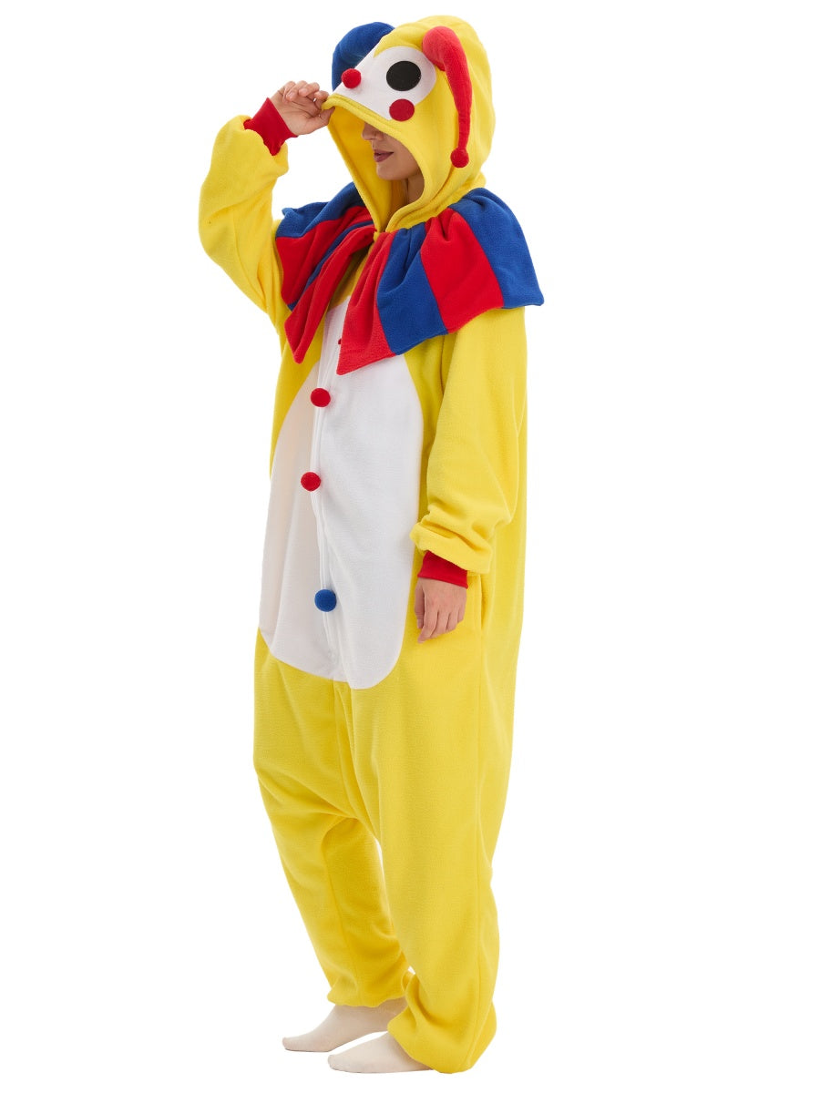 Fröhlicher Clown Onesie für Erwachsene Karneval Kostüm