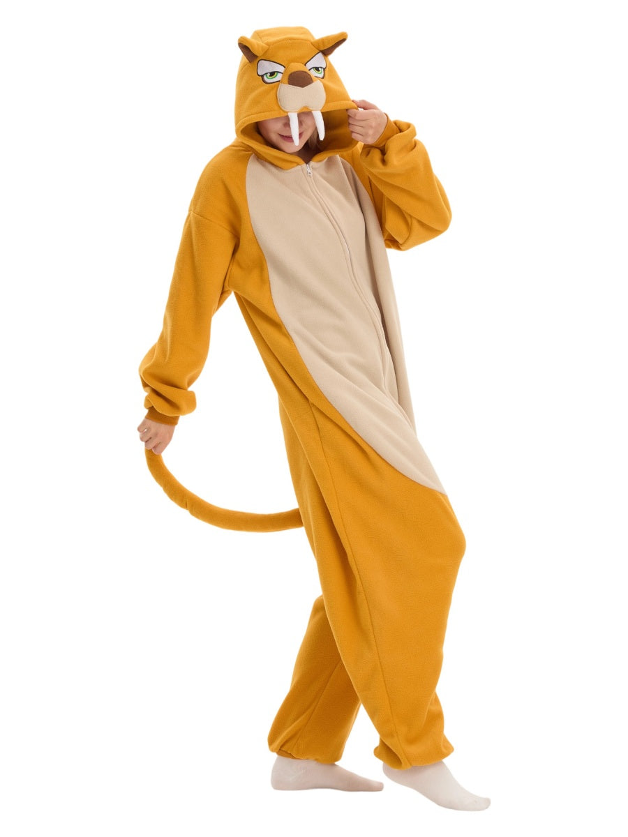 Säbelzahnkatze Onesie für Erwachsene