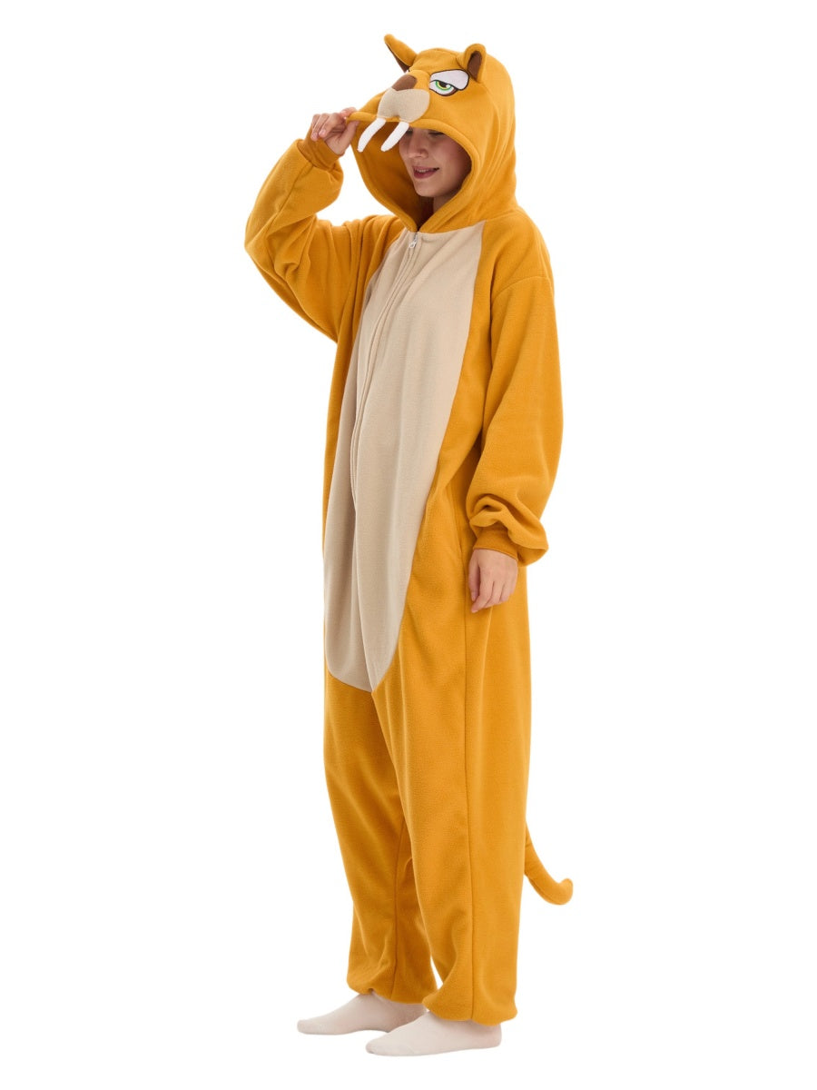 Säbelzahnkatze Onesie für Erwachsene