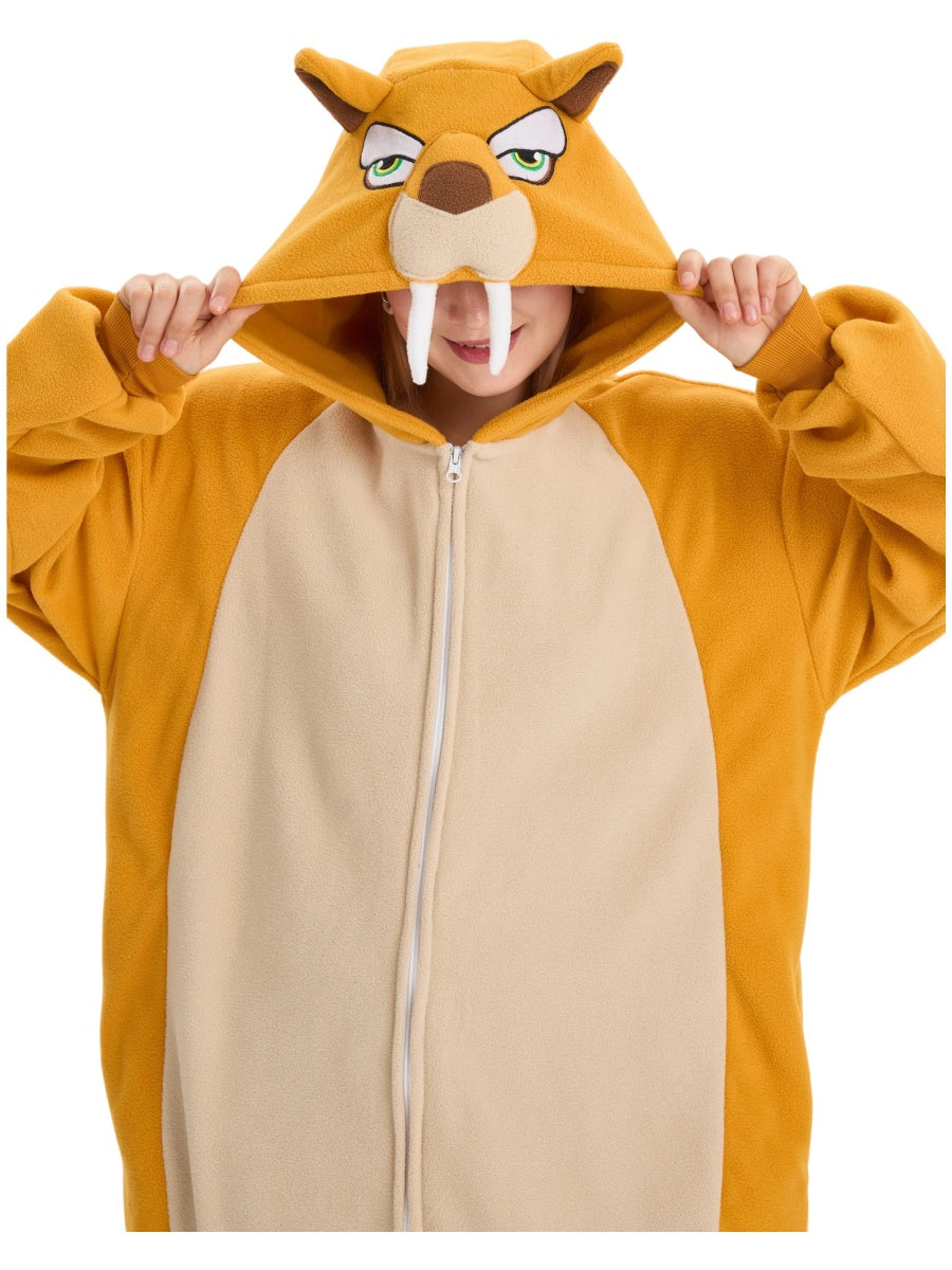 Säbelzahnkatze Onesie für Erwachsene