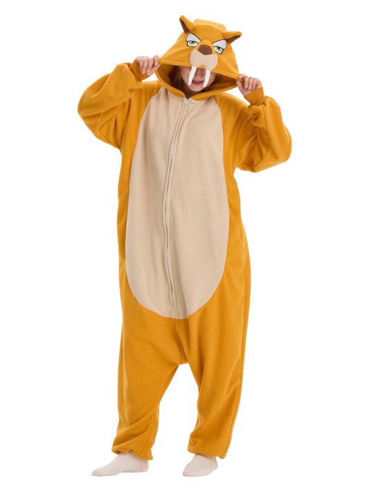 Säbelzahnkatze Onesie für Erwachsene