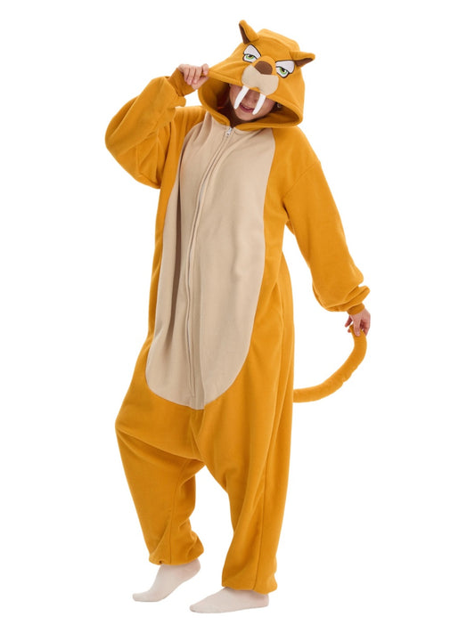 Säbelzahnkatze Onesie für Erwachsene