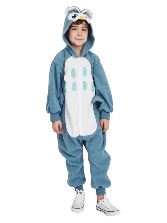Eule Tier Onesie für Kinder Pyjama Karneval Kostüm
